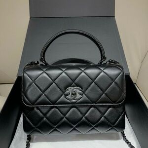 Chanel So Black Small CC Trendy Flap